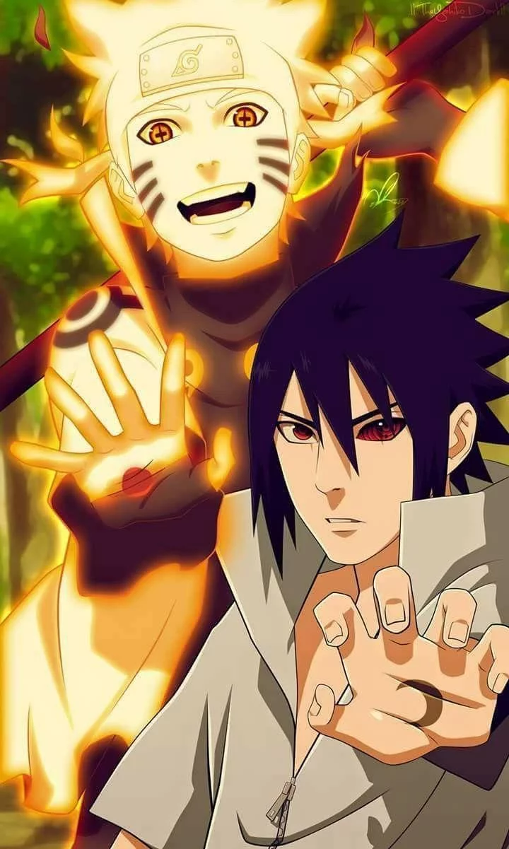 Free Download Naruto And Sasuke Sun And Moon Wallpaper Page 473038 (720 x 1201)