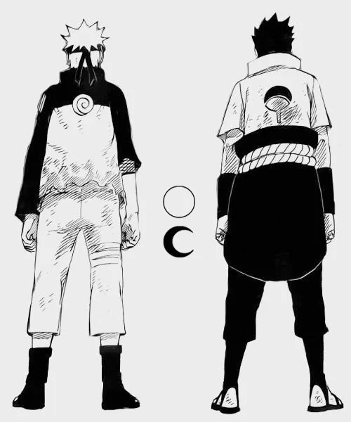 Free Download Naruto And Sasuke Sun And Moon Wallpaper Page 473041 (500 x 600)