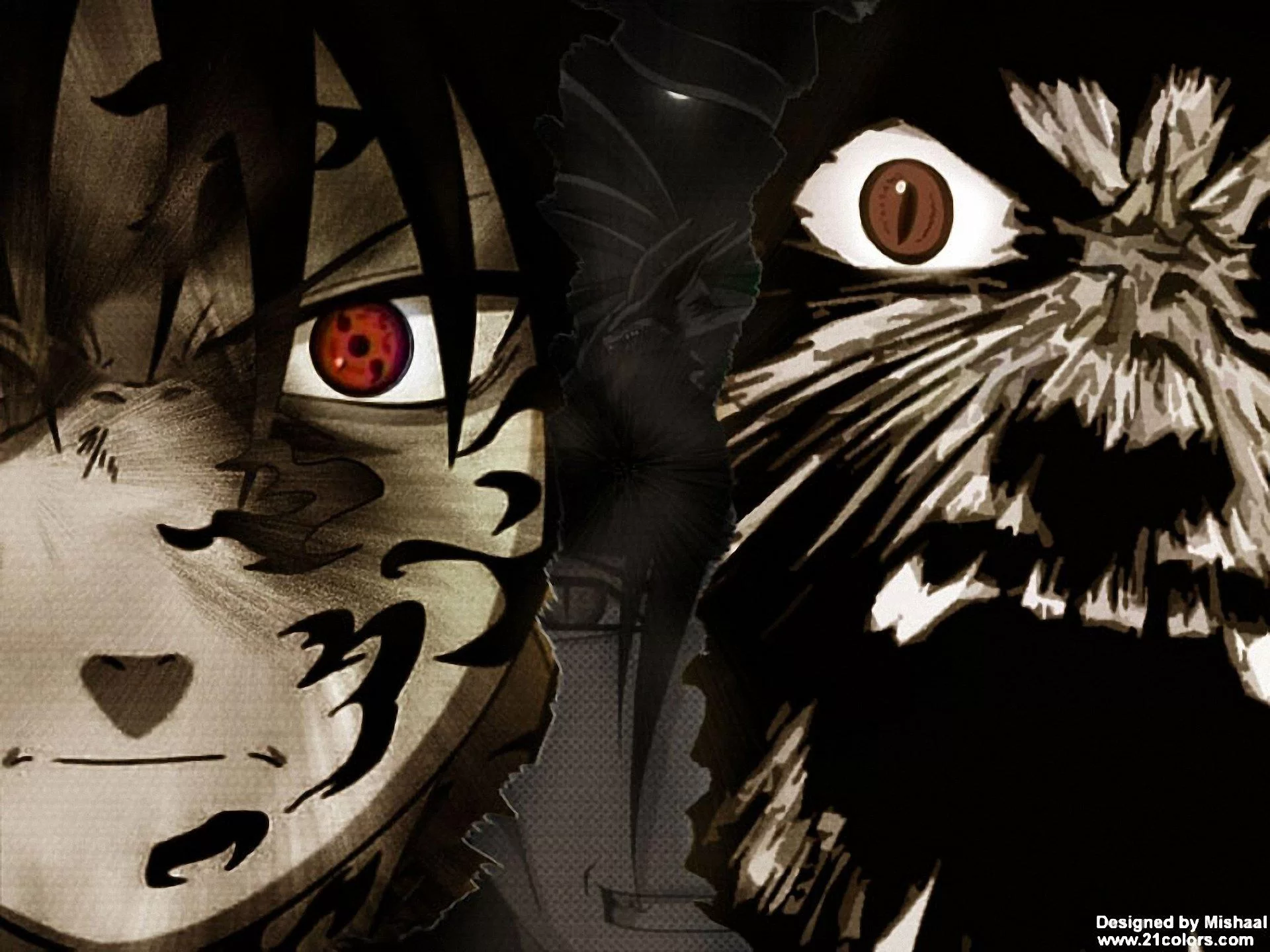 Free Download Naruto And Sasuke Sun And Moon Wallpaper Page 473073 (1920 x 1440)