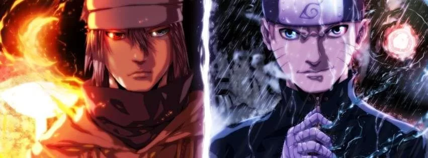 Free Download Naruto And Sasuke Sun And Moon Wallpaper Page 473080 (851 x 315)