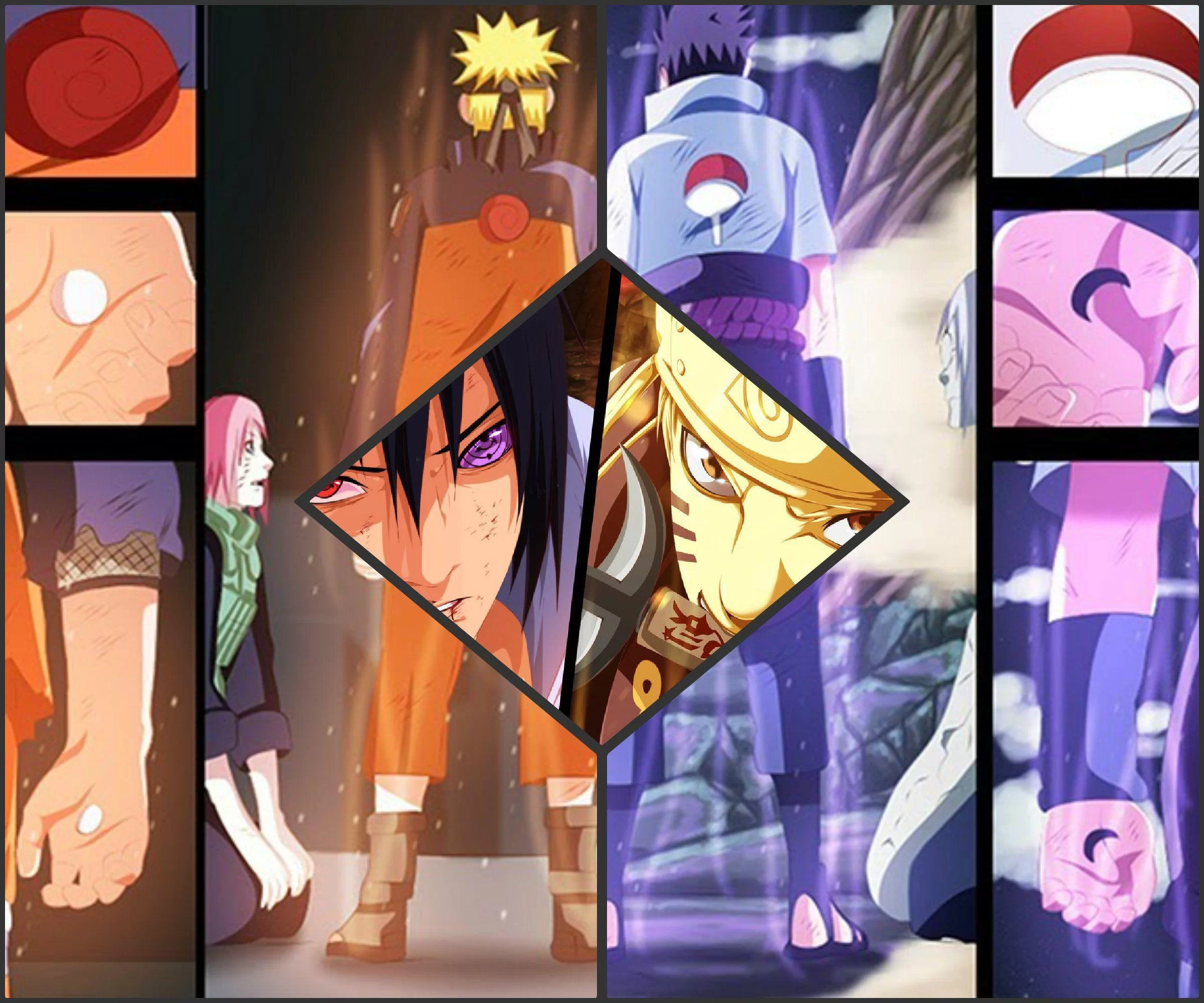 Free Download Naruto And Sasuke Sun And Moon Wallpaper Page 473094 (2400 x 2000)