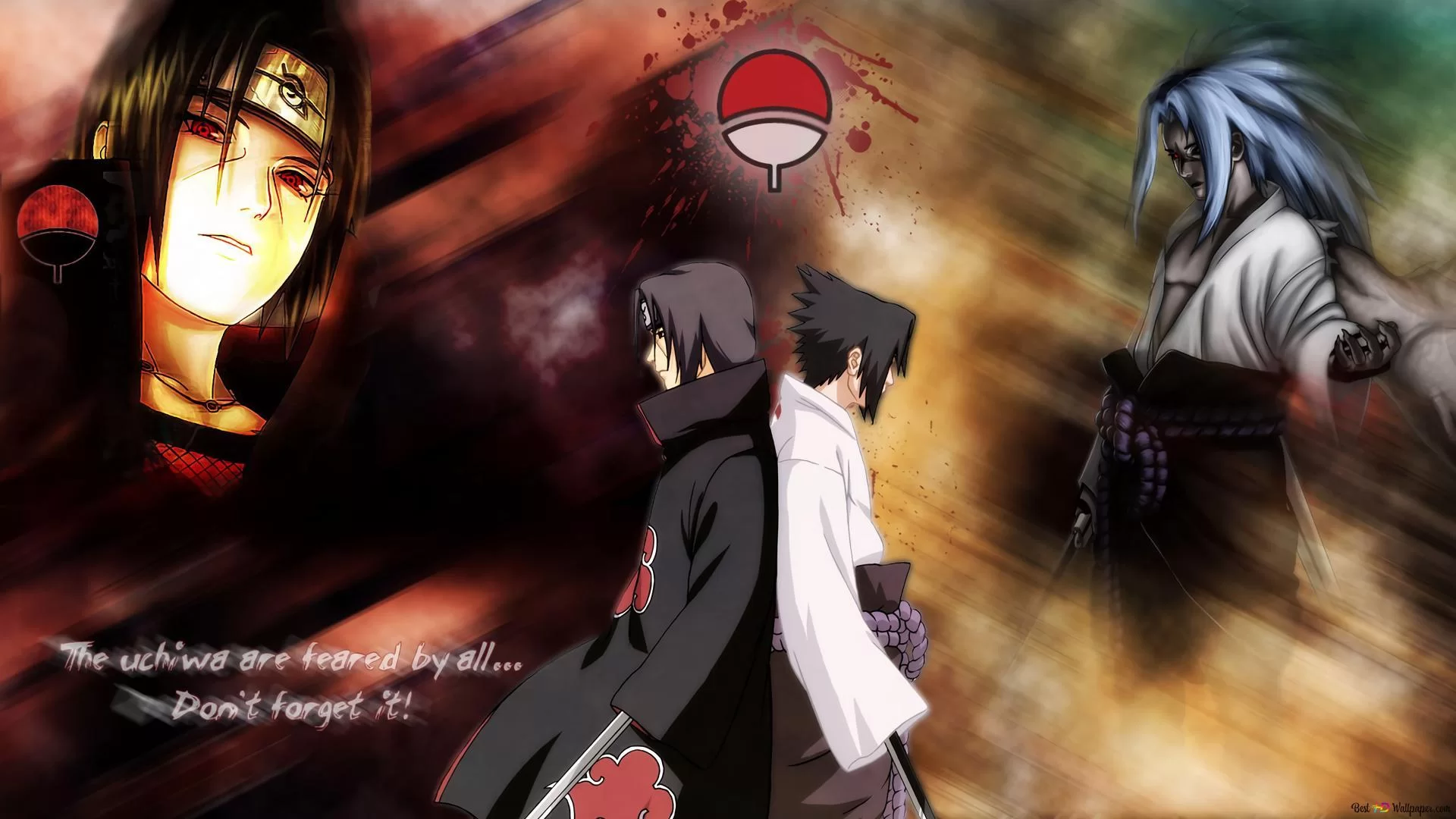 Free Download Naruto And Sasuke Wallpaper 1920x1080 Page 473301 (1920 x 1080)