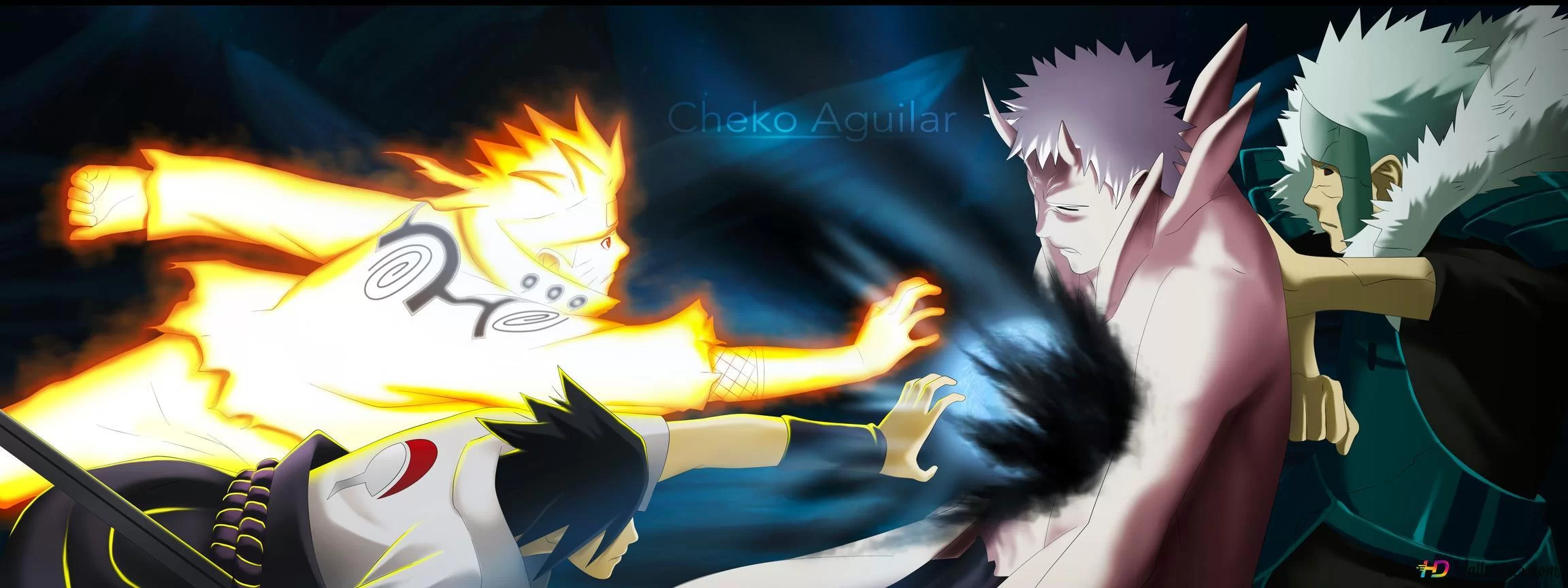 Free Download Naruto And Sasuke Wallpaper App Page 475285 (2304 x 864)