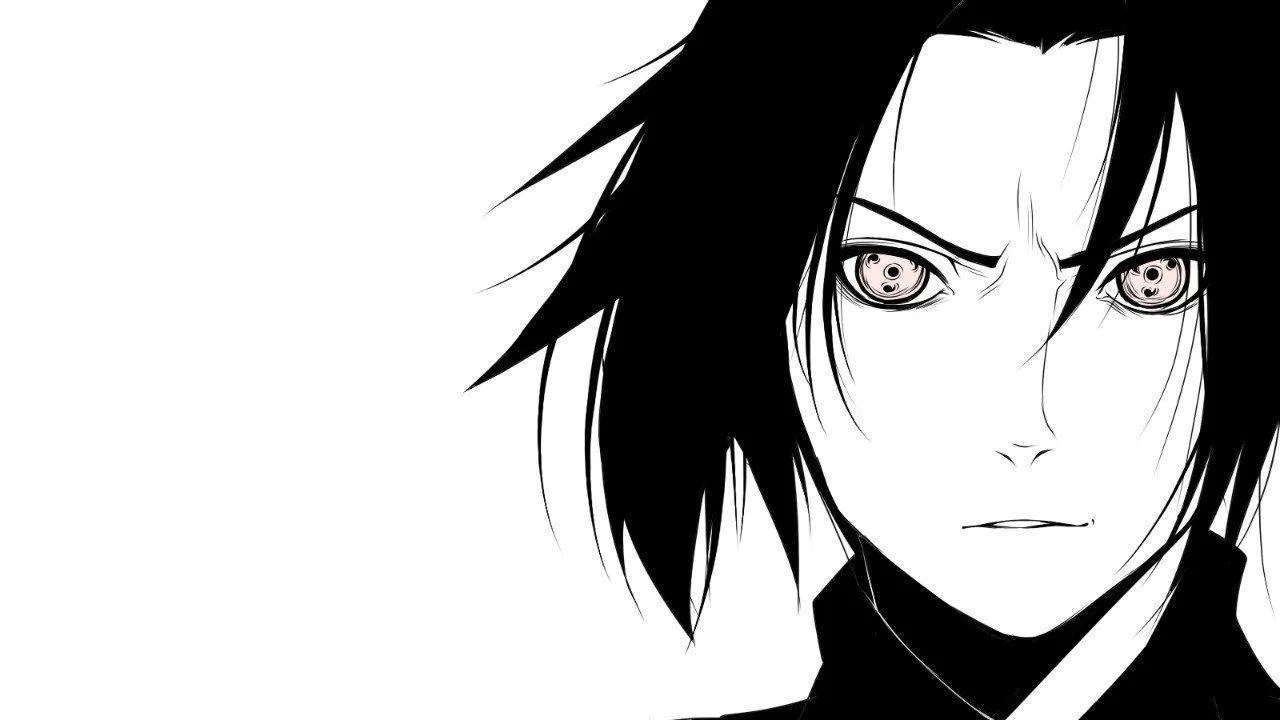 Free Download Naruto And Sasuke Wallpaper Black And White Page 475368 (1280 x 720)