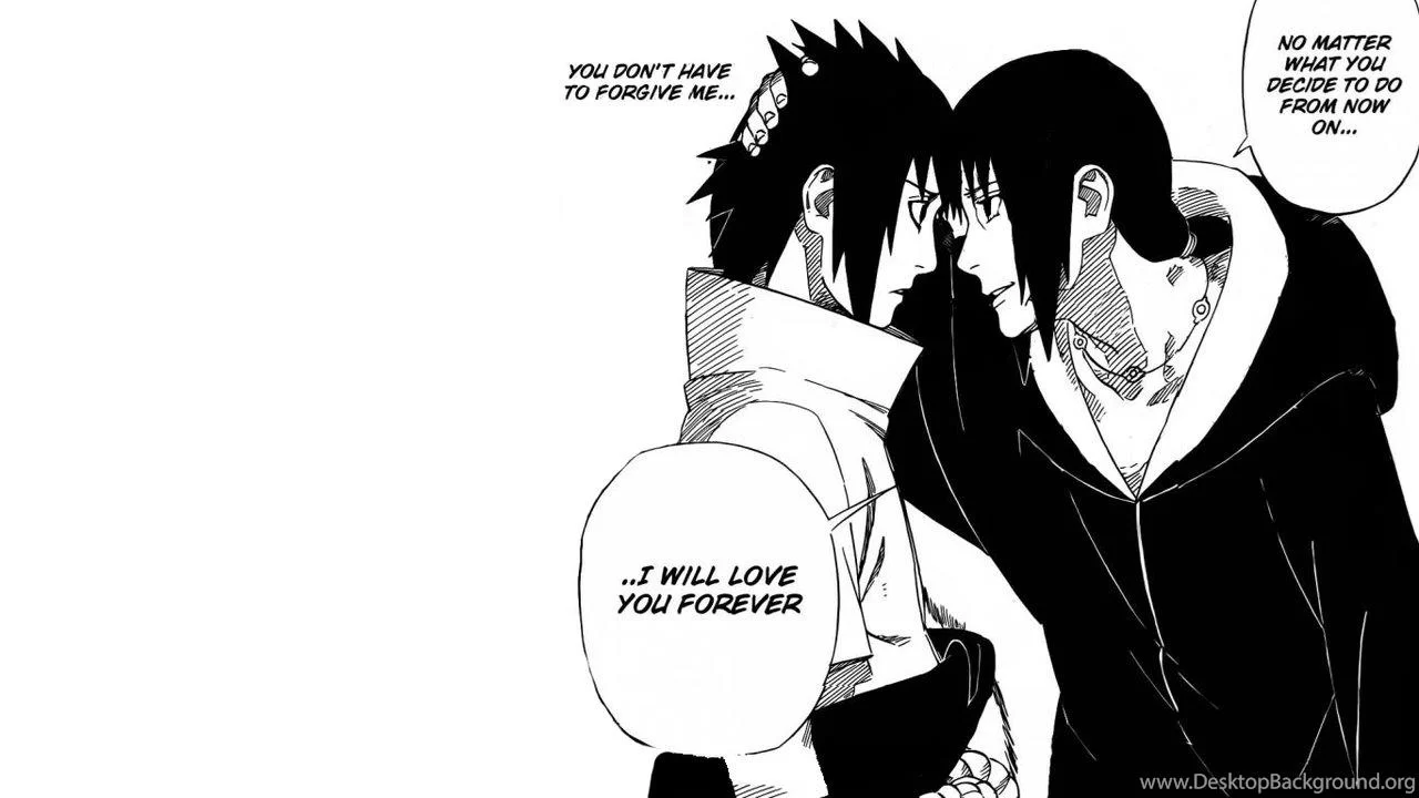 Free Download Naruto And Sasuke Wallpaper Black And White Page 475373 (1280 x 720)