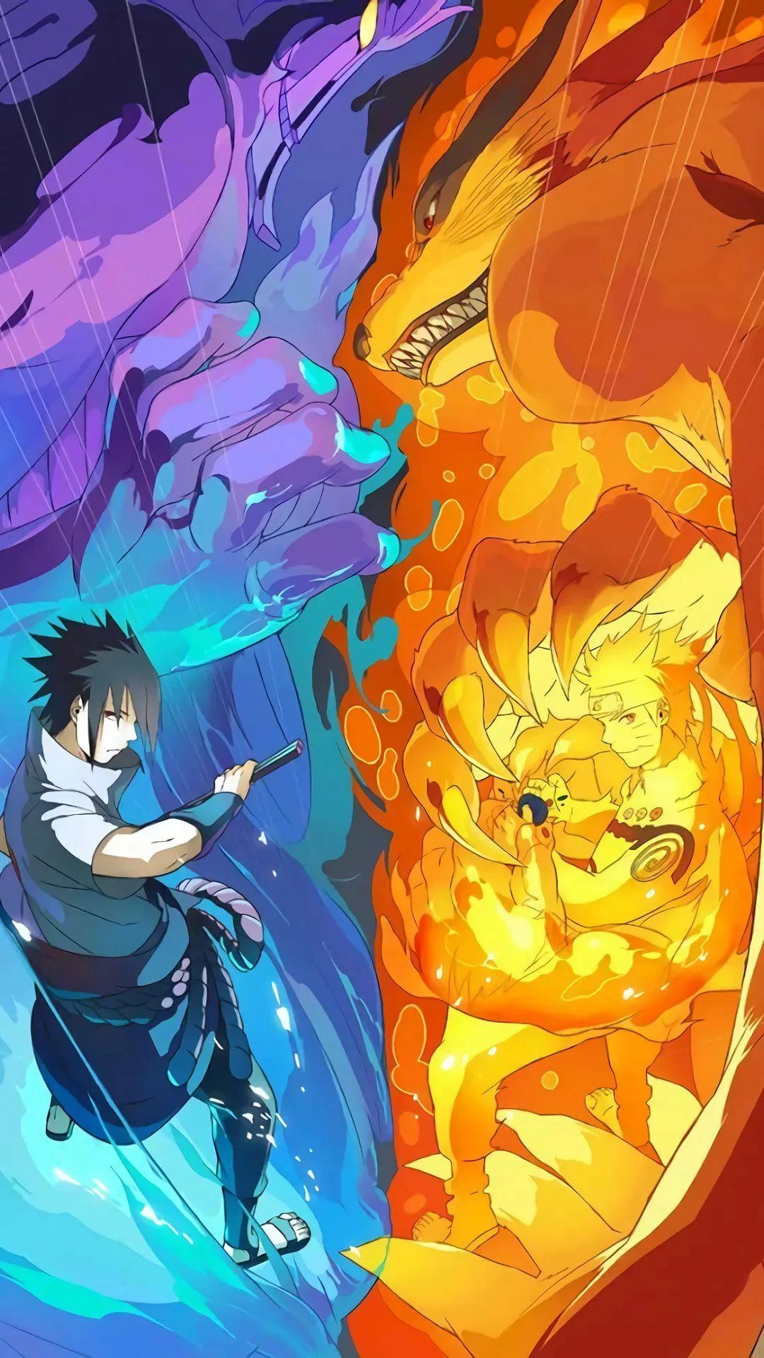 Free Download Iphone Moving Wallpaper Naruto Vs Sasuke Page 4760 (1080 x 1920)