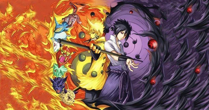 Free Download Naruto Sage Of Six Paths Vs Sasuke Rinnegan Wallpaper Page 482128 (735 x 386)