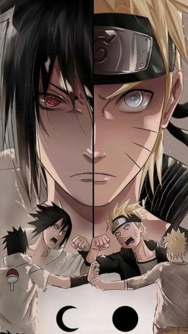 Free Download Naruto And Sasuke Wallpaper Download Page 482207 (606 x 1077)