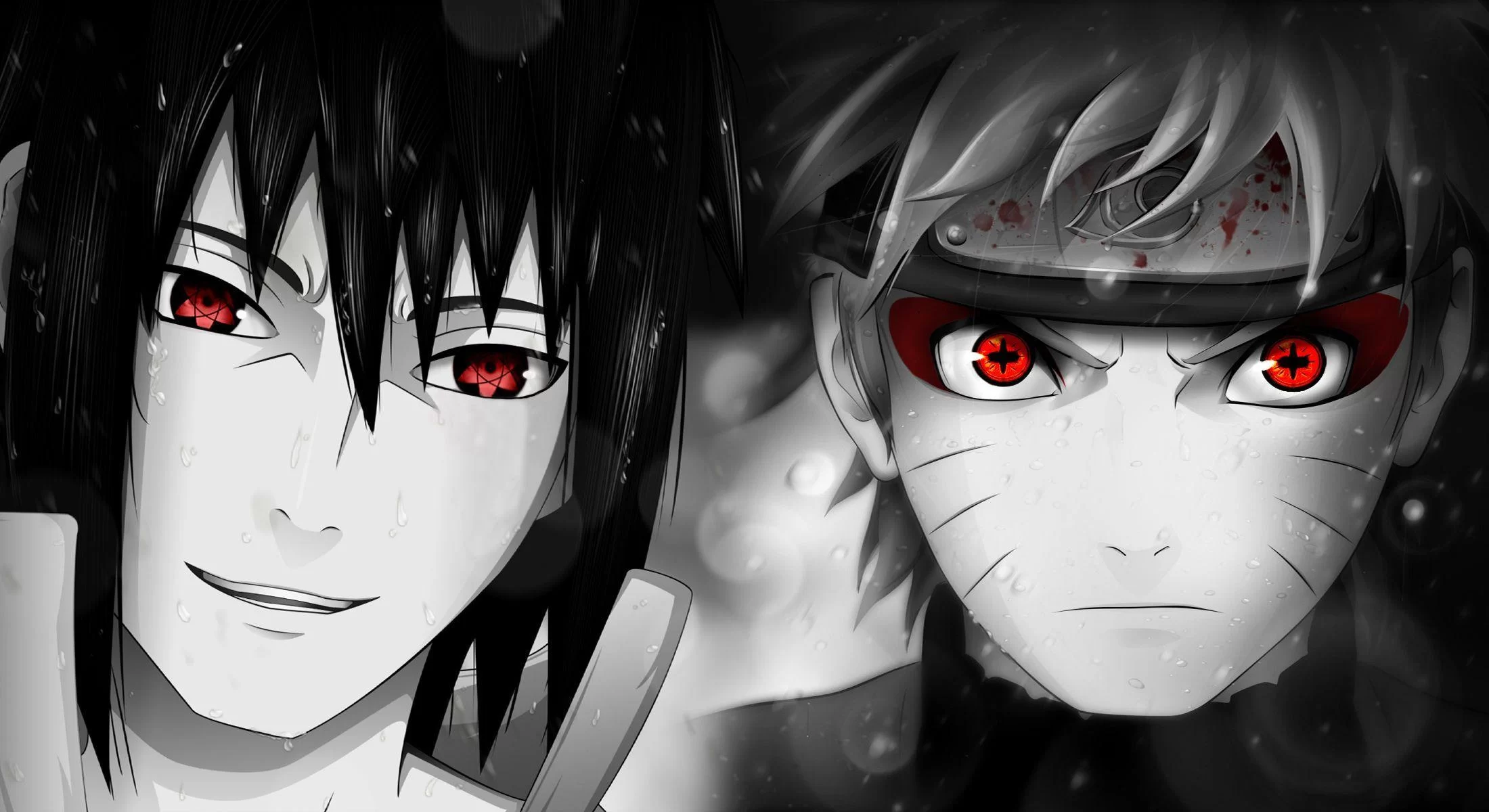 Free Download Naruto And Sasuke Wallpaper Fight Page 482457 (2200 x 1200)
