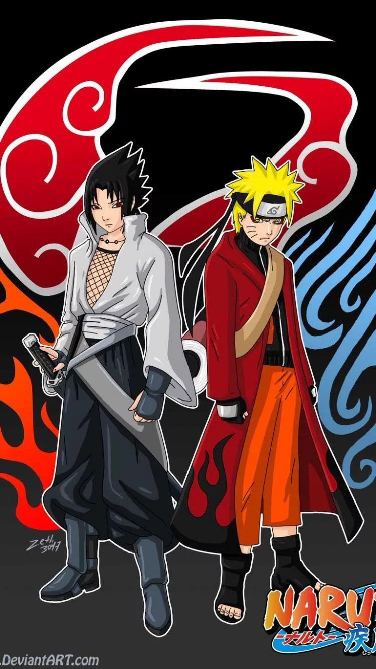 Free Download Naruto Vs Sasuke Wallpaper Shippuden Page 48469 (750 x 1334)
