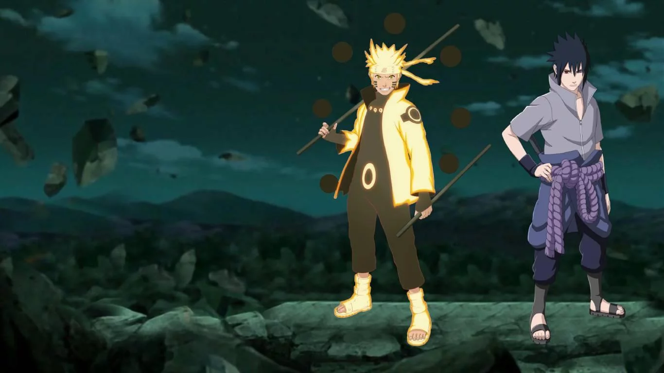 Free Download Naruto And Sasuke Wallpaper Six Paths Page 489696 (1366 x 768)