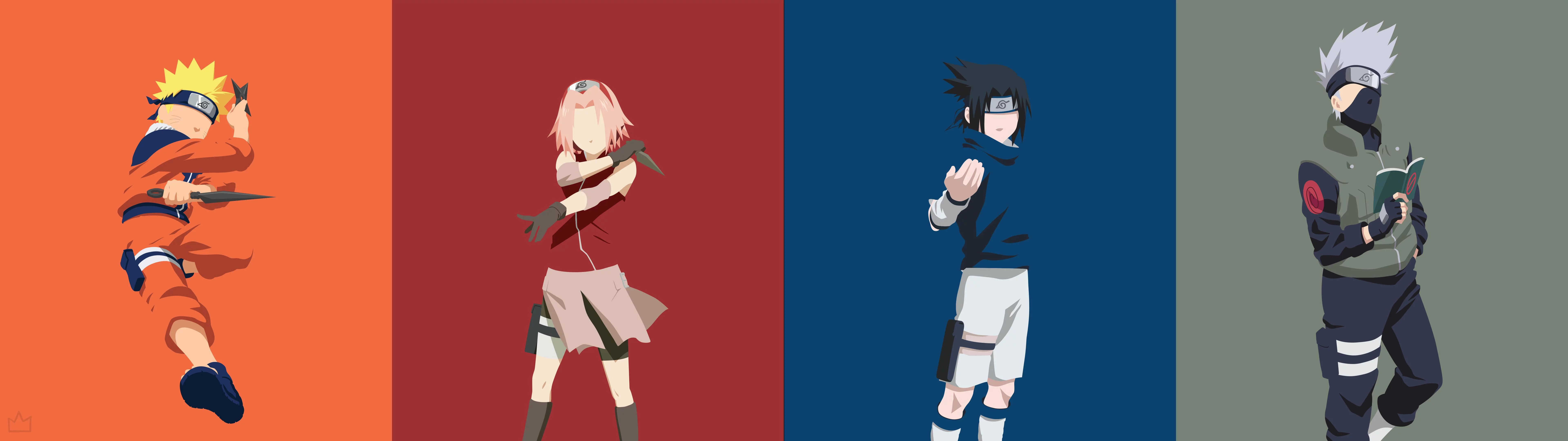 Free Download Naruto Vs Sasuke Dual Monitor Wallpaper 3840x1080 Page 494051 (7680 x 2160)