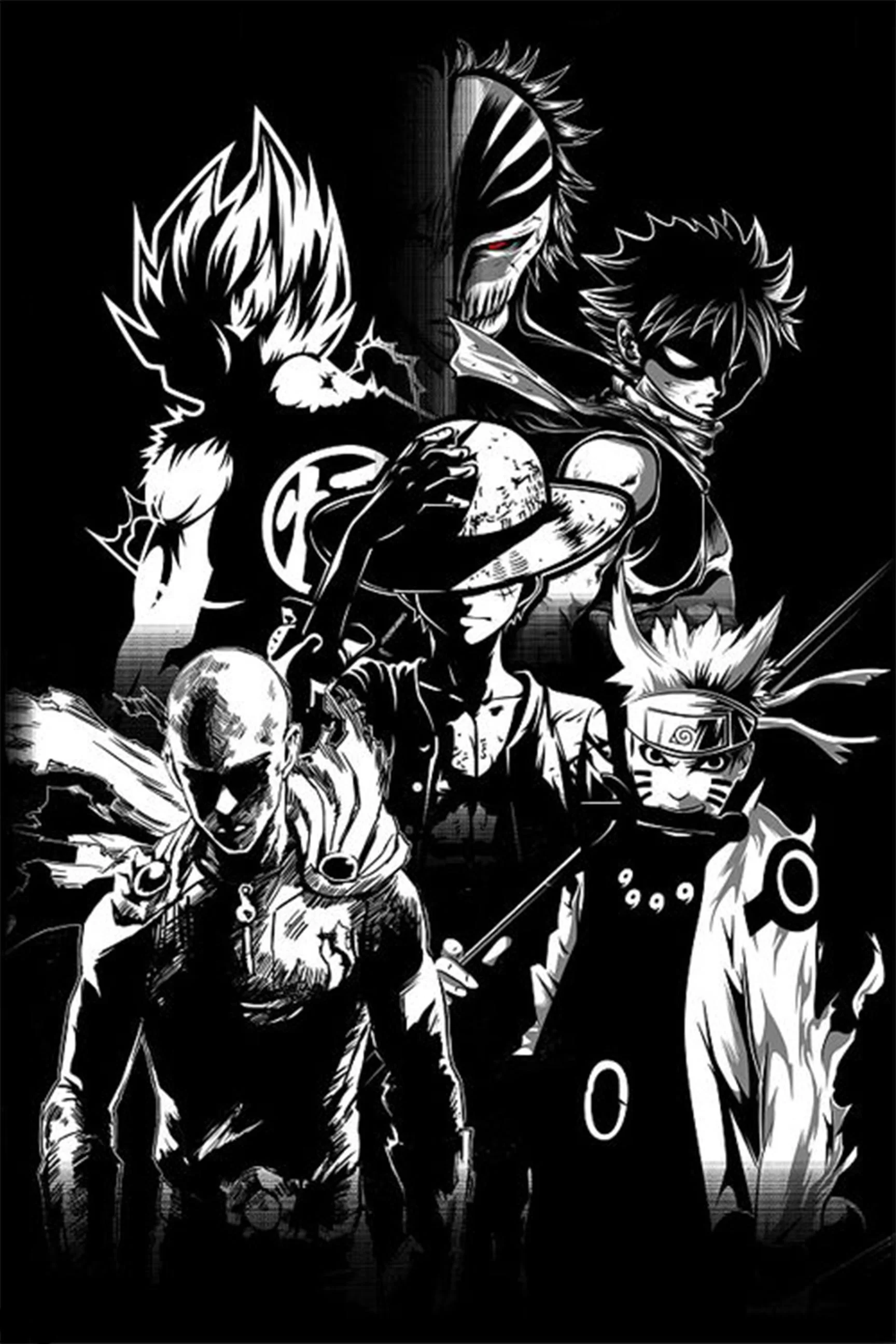 Free Download Naruto Cool Wallpaper Black And White Page 495858 (1728 x 2592)