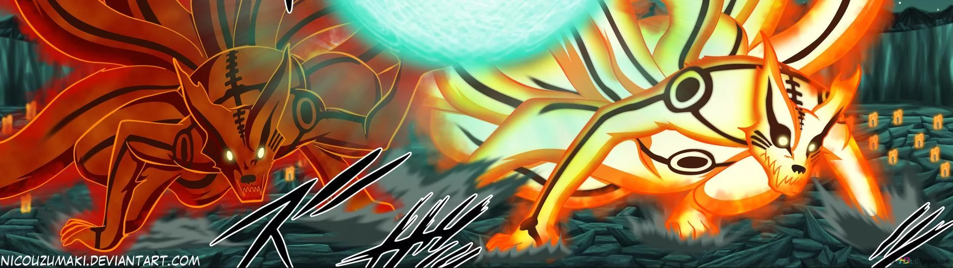Free Download Naruto Ashura Mode Wallpaper Hd Page 499128 (1920 x 540)