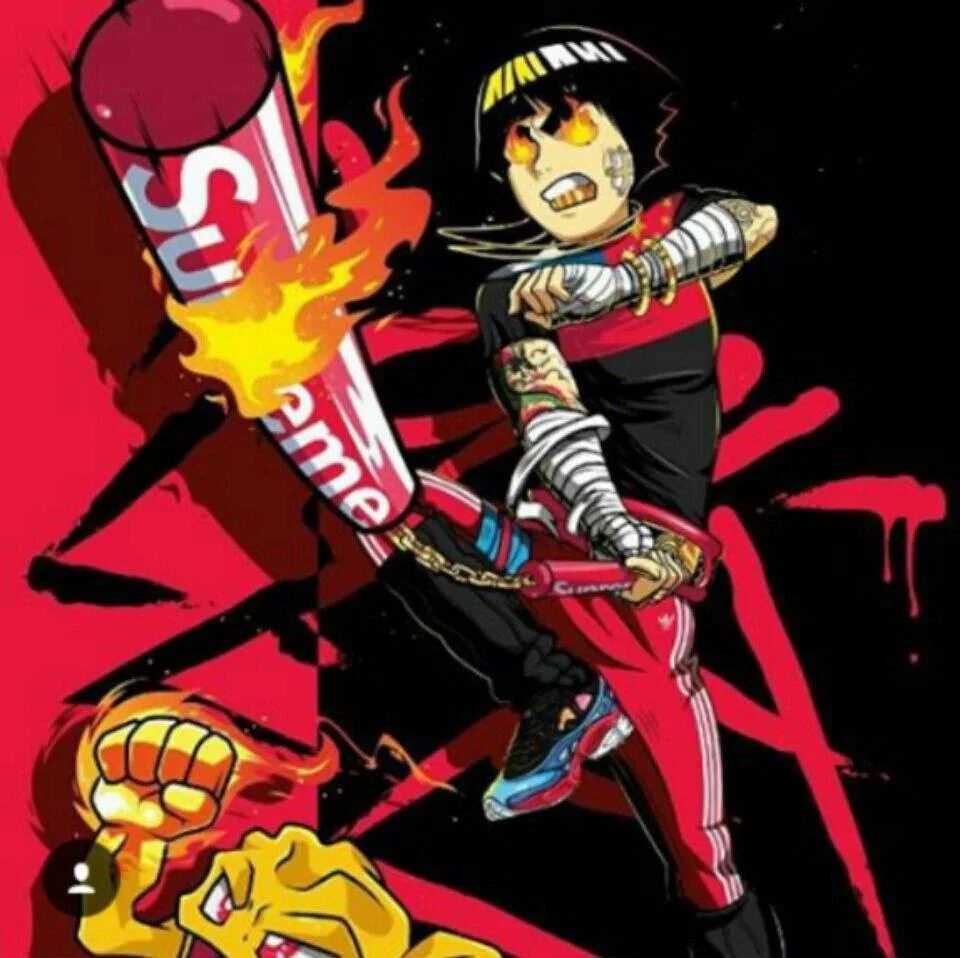 Free Download Supreme And Bape Cartoon Wallpaper Naruto Page 502379 (960 x 958)