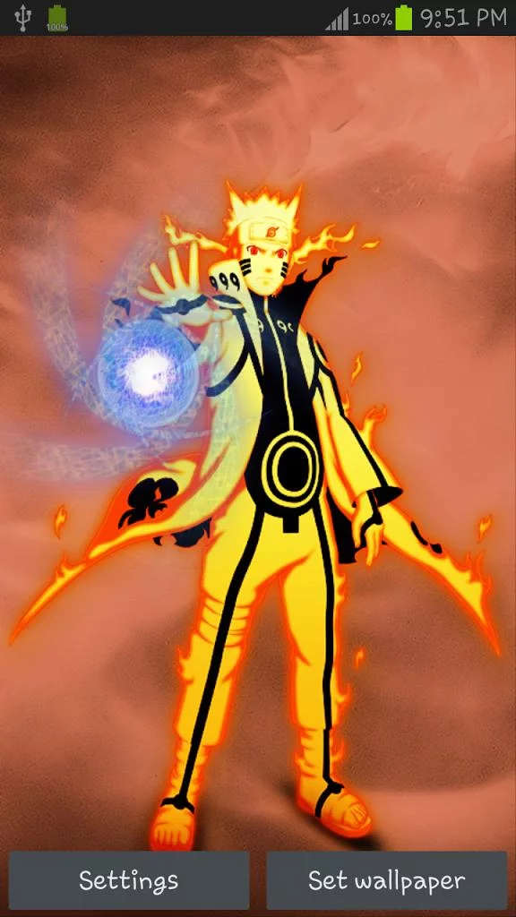 Free Download Naruto Bijuu Mode Rasengan Wallpaper Page 505062 (576 x 1024)