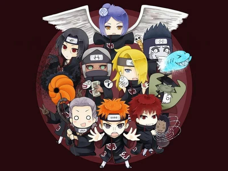 Free Download Naruto Shippuden Chibi Characters Wallpaper Page 5055 (800 x 600)