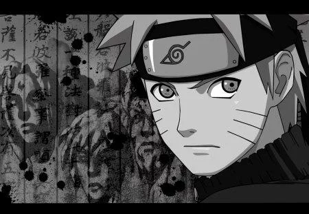 Free Download Naruto Black And White Wallpaper Page 506898 (450 x 311)