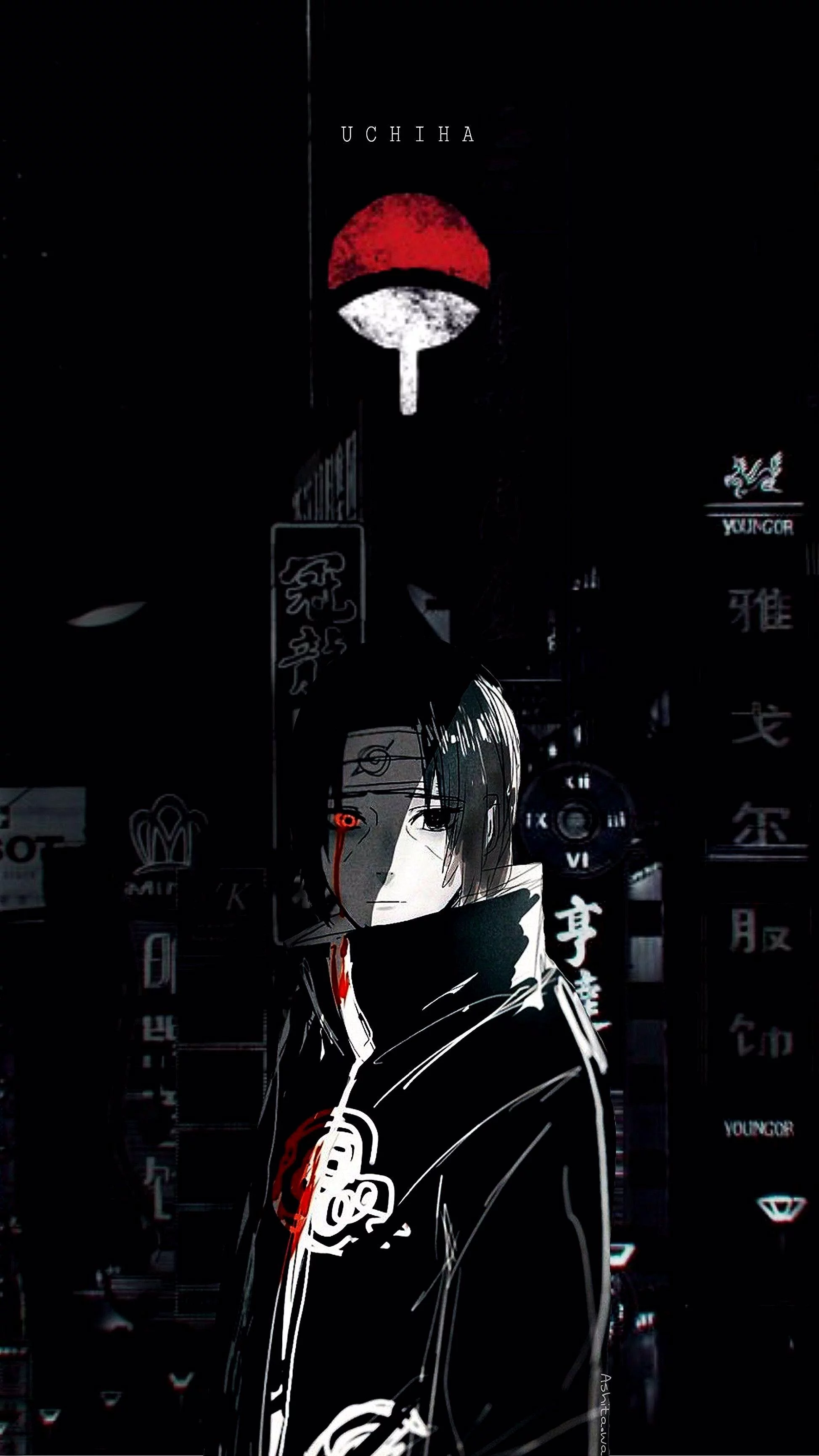 Free Download Naruto Black Wallpaper Hd Page 506956 (1947 x 3464)