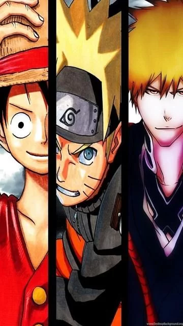 Free Download Naruto Bleach Fairy Tail Wallpaper Page 507920 (360 x 640)