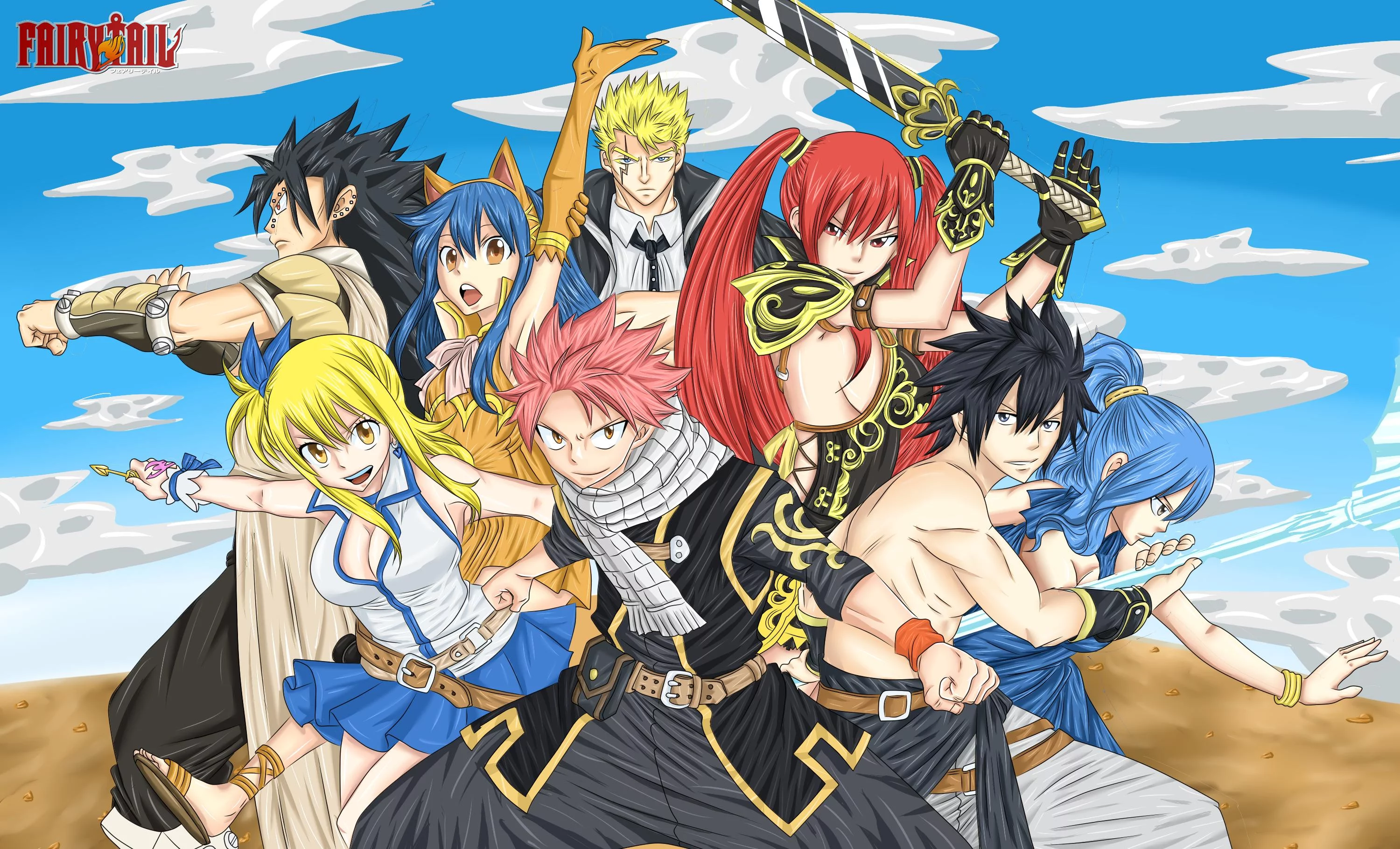 Free Download Naruto Bleach Fairy Tail Wallpaper Page 507933 (3000 x 1821)