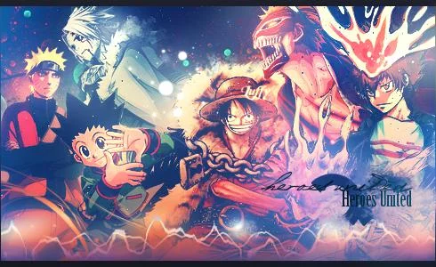 Free Download Naruto One Piece Bleach Wallpaper Page 508770 (490 x 300)