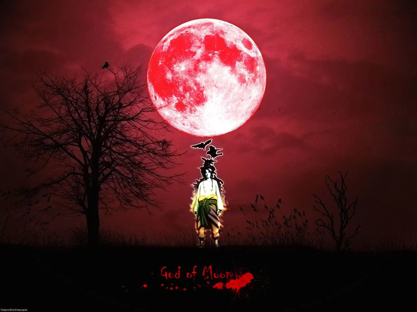 Free Download Naruto Uchiha Moon Phone Wallpaper Page 508849 (1600 x 1200)