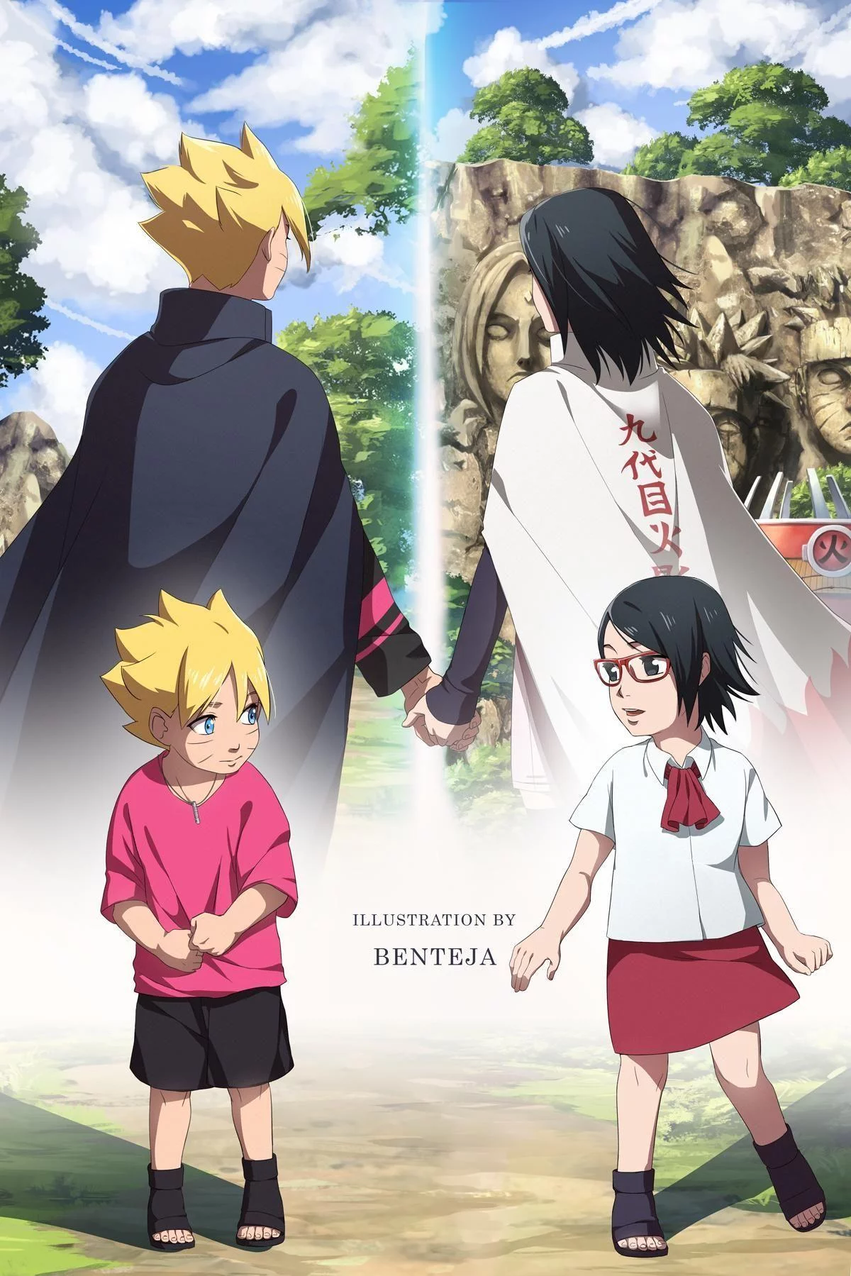 Free Download Naruto Boruto Sasuke Sarada Wallpaper Page 510113 (1200 x 1799)