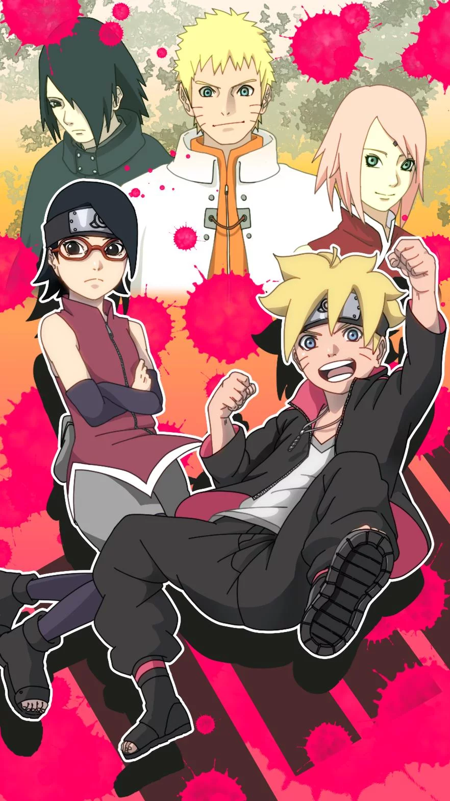 Free Download Naruto Boruto Sasuke Sarada Wallpaper Page 510141 (882 x 1568)
