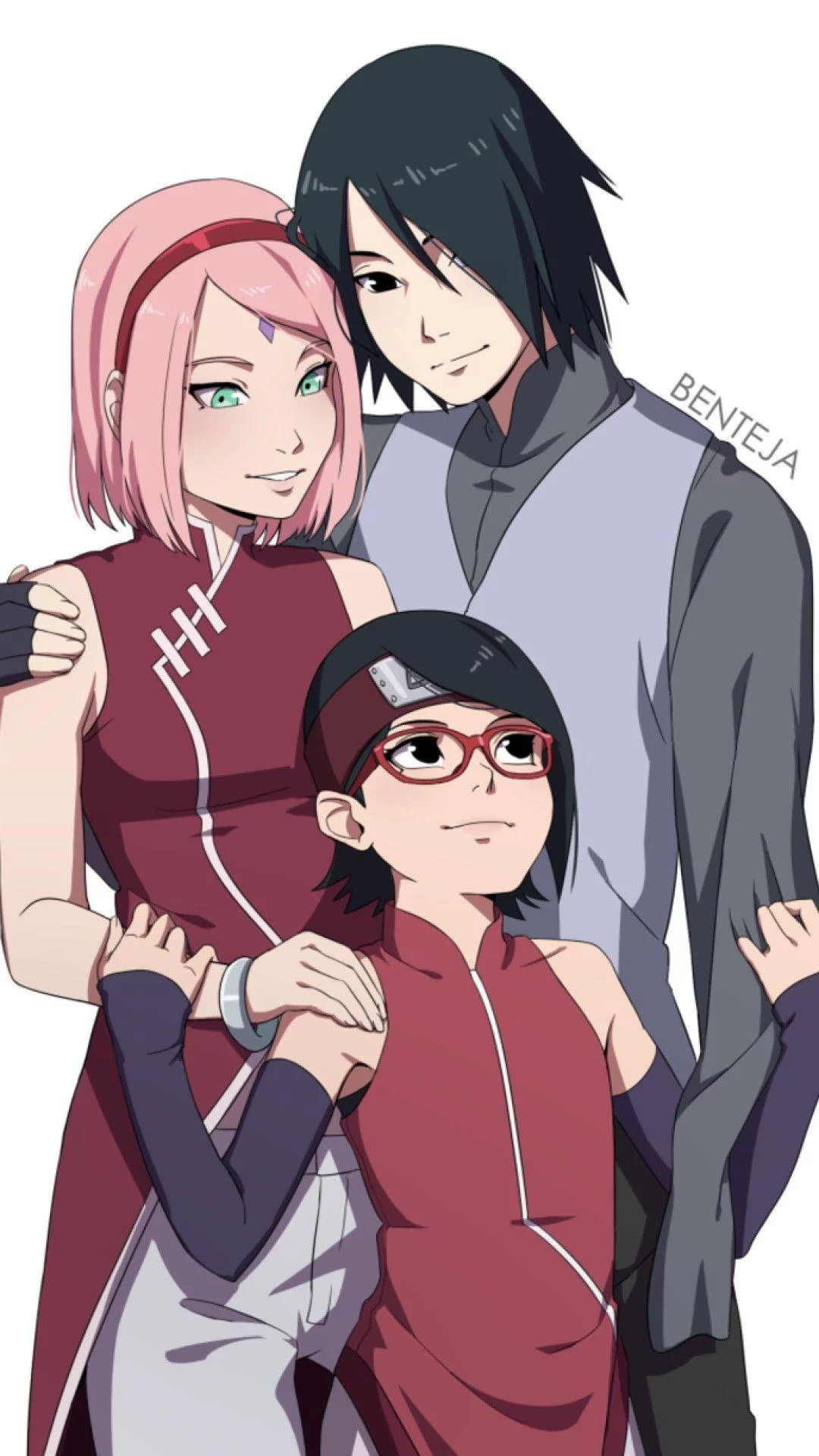 Free Download Naruto Boruto Sasuke Sarada Wallpaper Page 510149 (1080 x 1920)