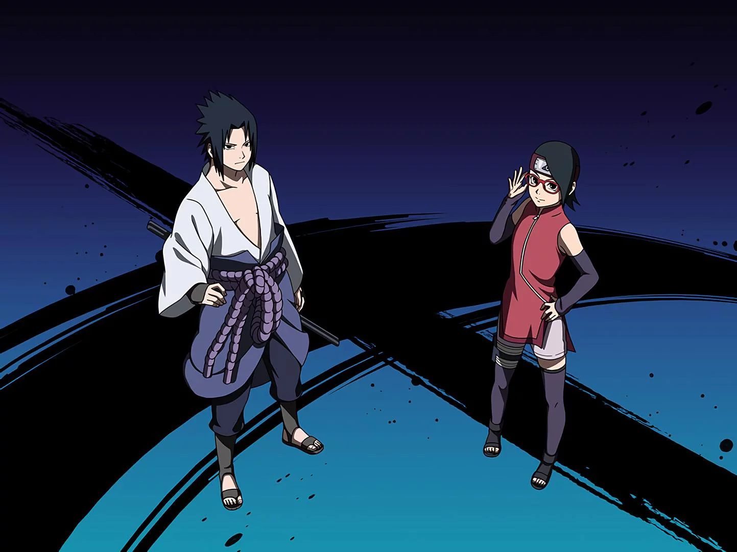 Free Download Naruto Boruto Sasuke Sarada Wallpaper Page 510153 (1443 x 1082)