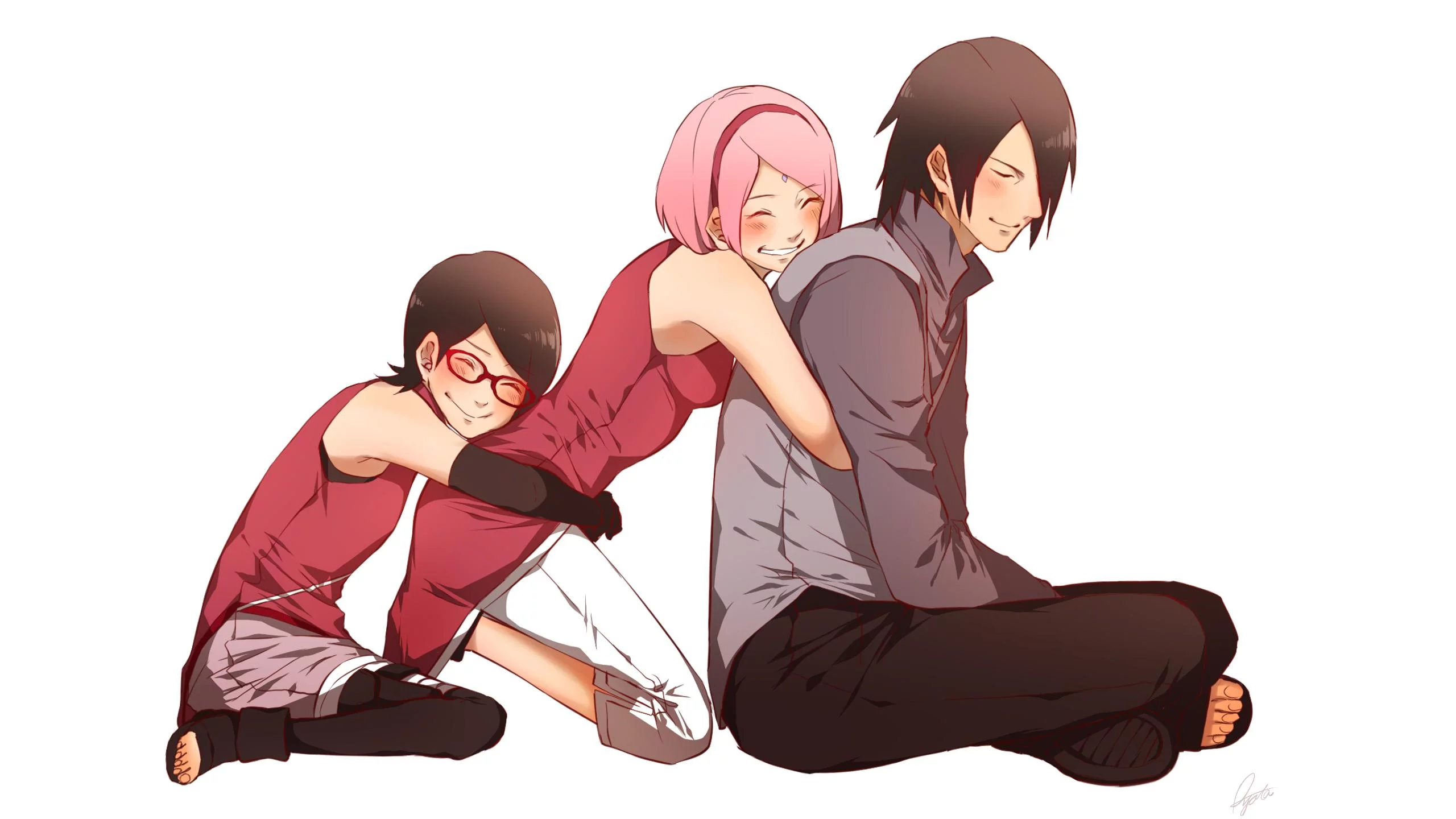 Free Download Naruto Boruto Sasuke Sarada Wallpaper Page 510156 (2560 x 1440)