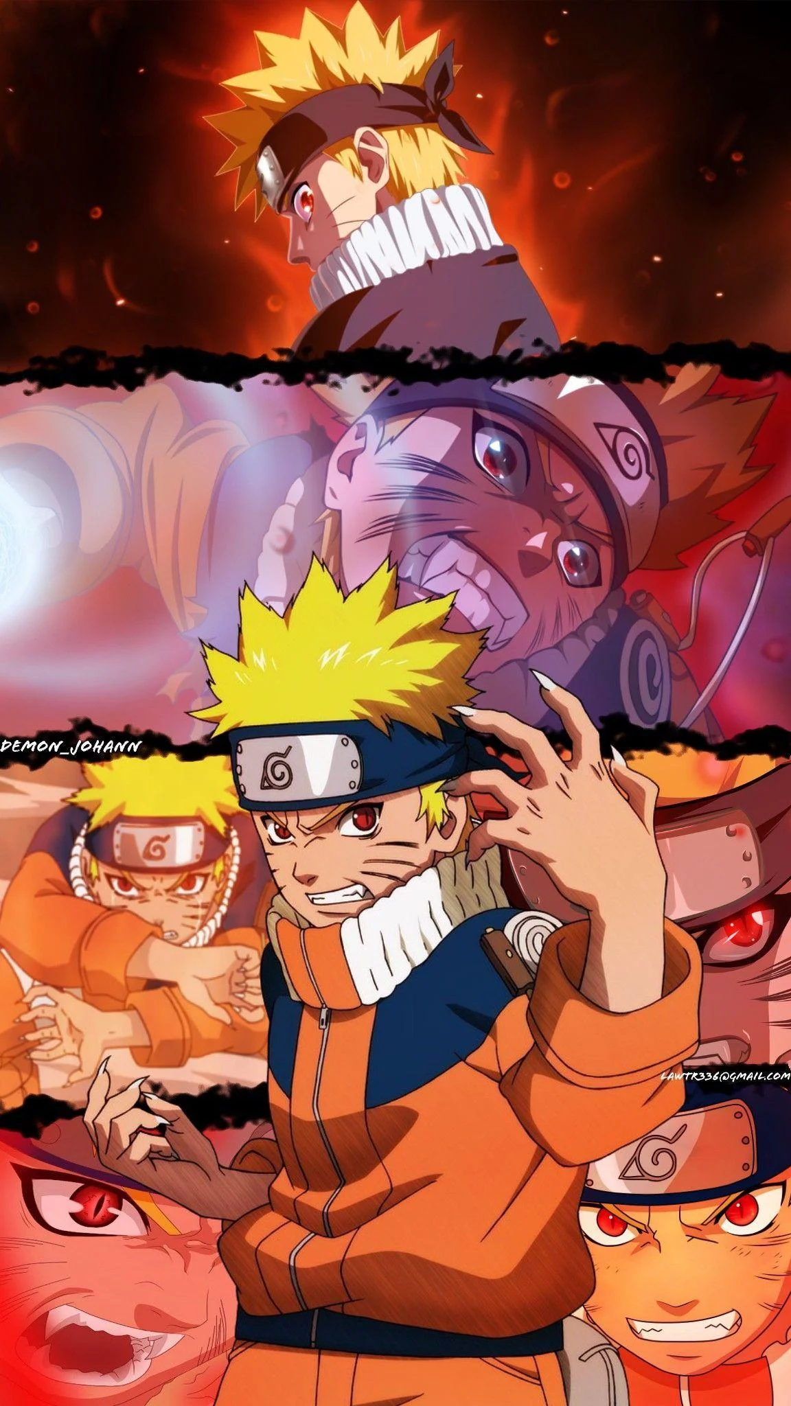 Free Download Naruto Kyuubi Mode Iphone Wallpaper Page 511815 (1152 x 2048)
