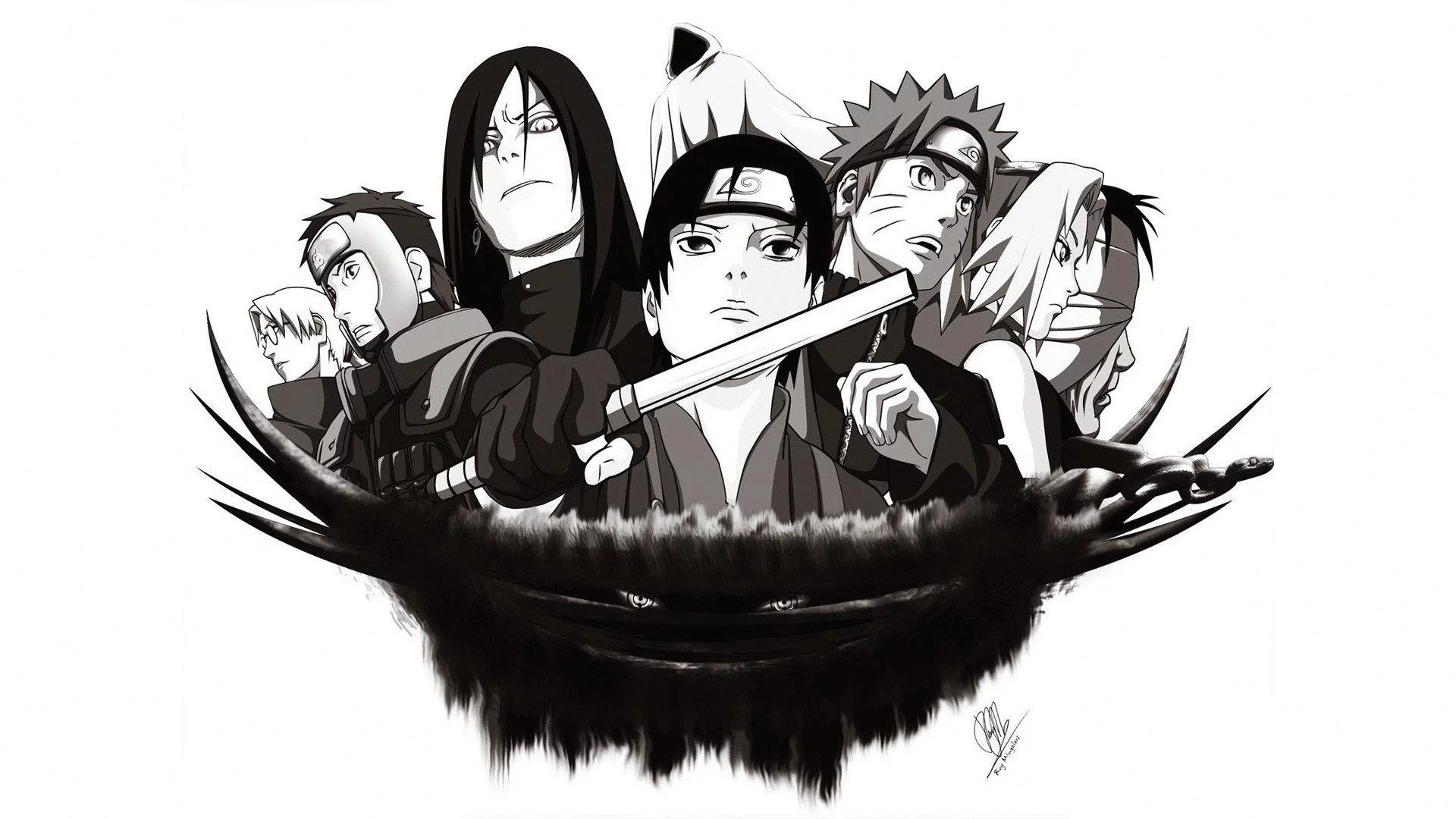 Free Download Naruto Wallpaper White Background Page 51266 (1920 x 1080)