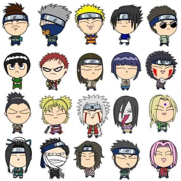Free Download Naruto Shippuden Chibi Characters Wallpaper Page 515113 (622 x 623)