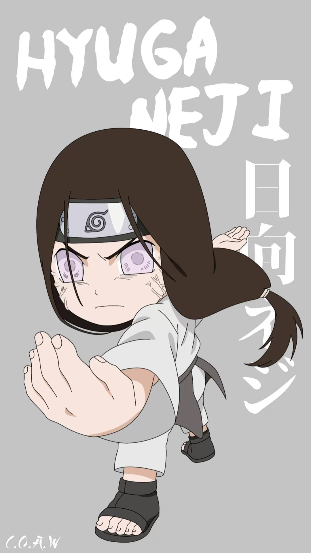 Free Download Naruto Chibi Wallpaper Neji Page 521817 (1080 x 1920)