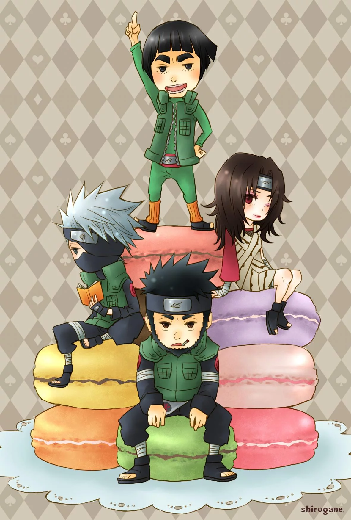 Free Download Naruto Chibi Wallpaper Team Gai Page 524390 (1181 x 1748)