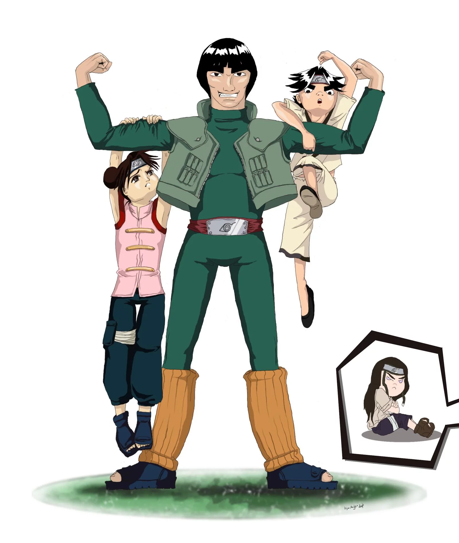 Free Download Naruto Chibi Wallpaper Team Gai Page 524400 (1600 x 1891)