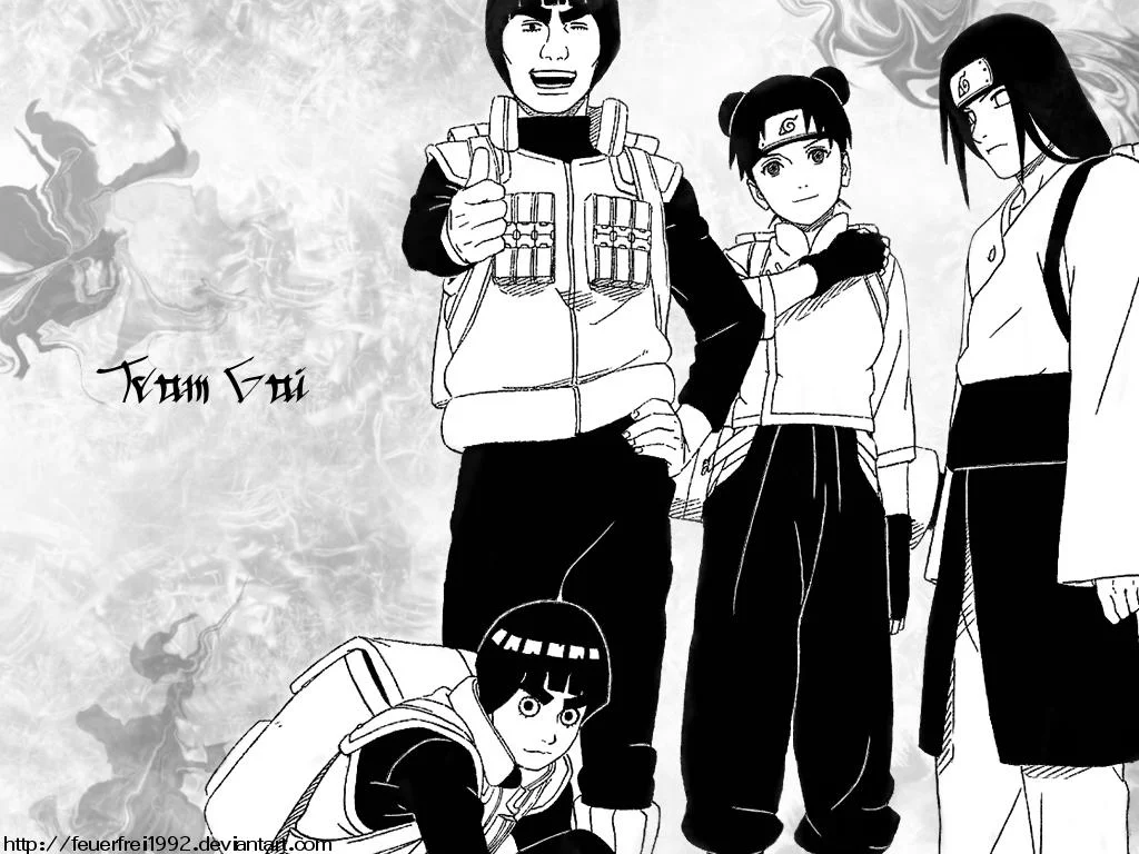 Free Download Naruto Chibi Wallpaper Team Gai Page 524407 (1024 x 768)