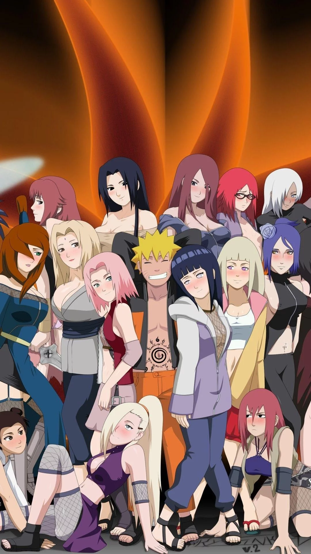 Free Download Naruto Chibi Wallpaper Team Gai Page 524414 (1080 x 1920)
