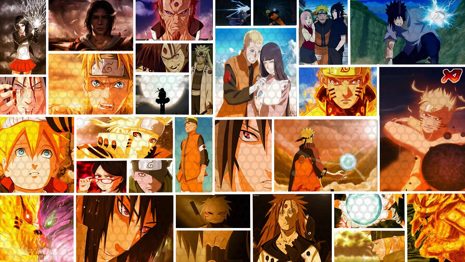 Free Download Naruto Collage Phone Wallpaper Page 526356 (1920 x 1080)