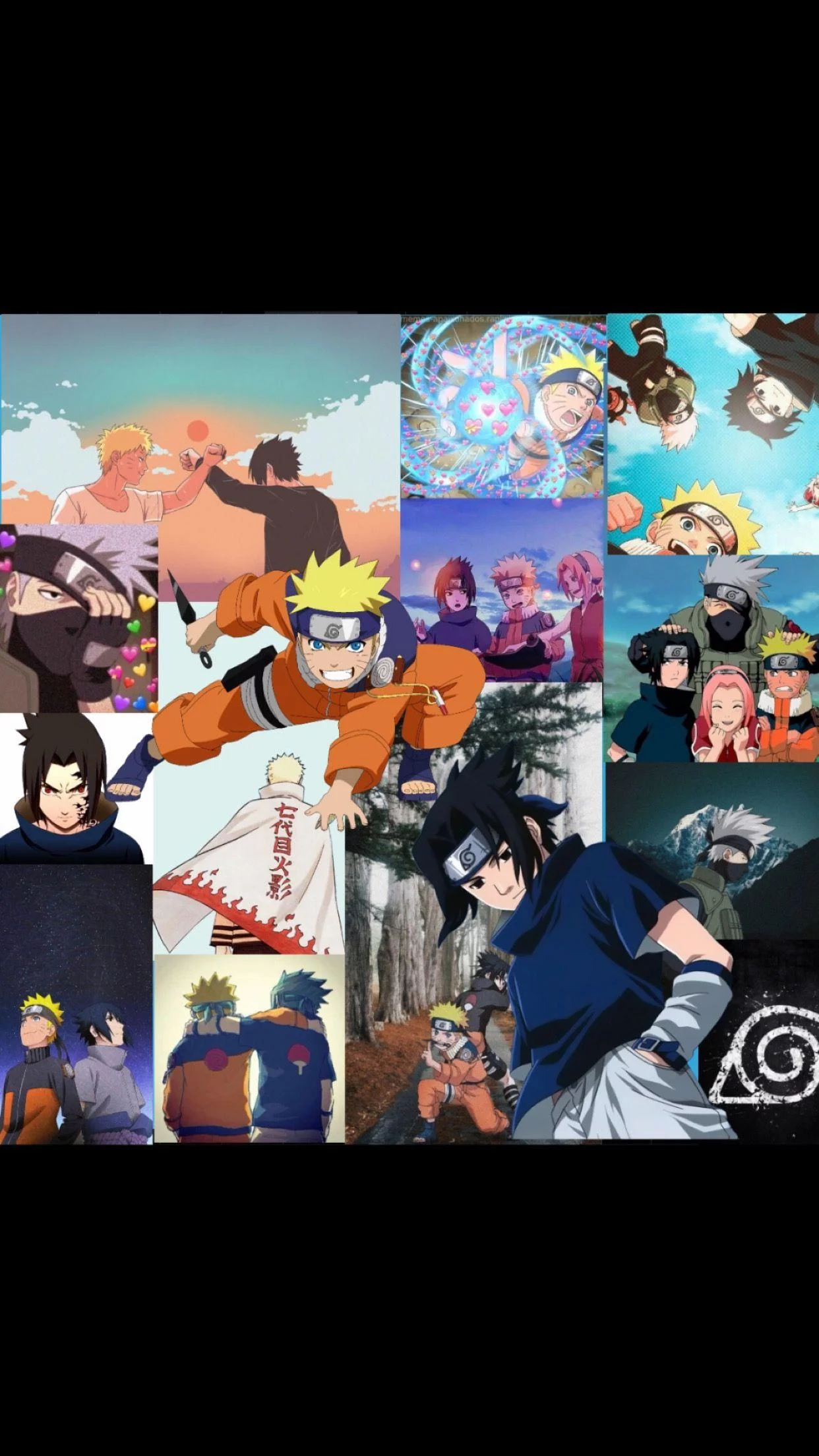 Free Download Naruto Collage Phone Wallpaper Page 526375 (1242 x 2208)