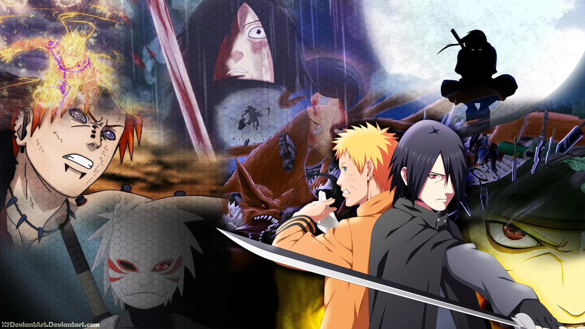 Free Download Naruto Collage Phone Wallpaper Page 526389 (1920 x 1080)
