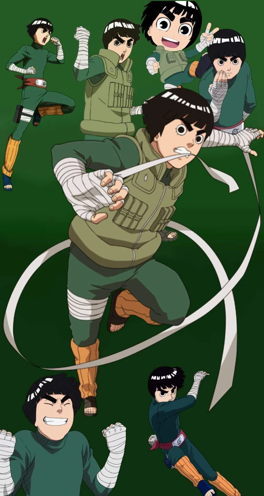 Free Download Naruto Dark Wallpaper Rocklee Page 536138 (1080 x 2024)