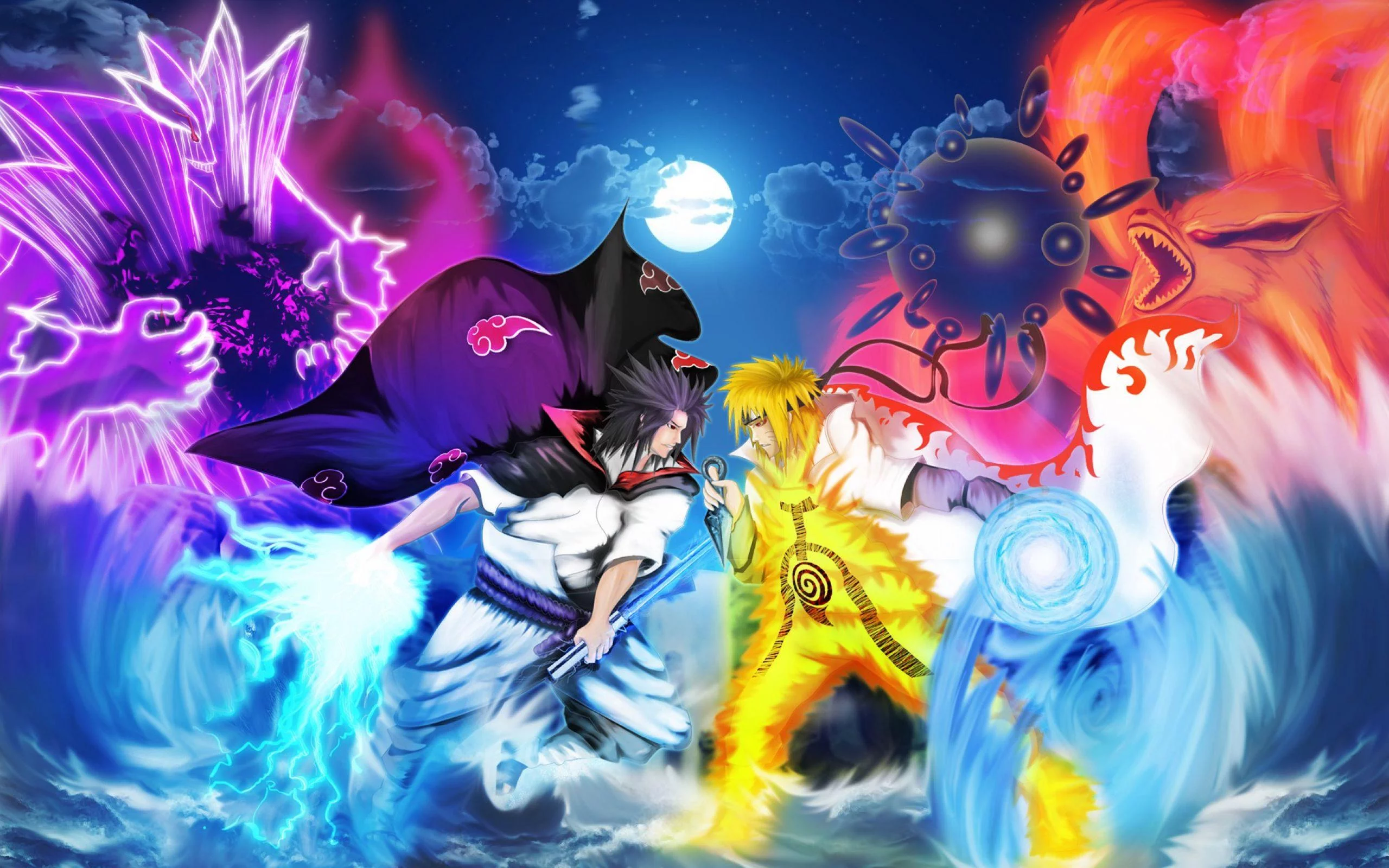 Free Download 72 Sasuke And Naruto Wallpaper Page 54121 (2560 x 1600)