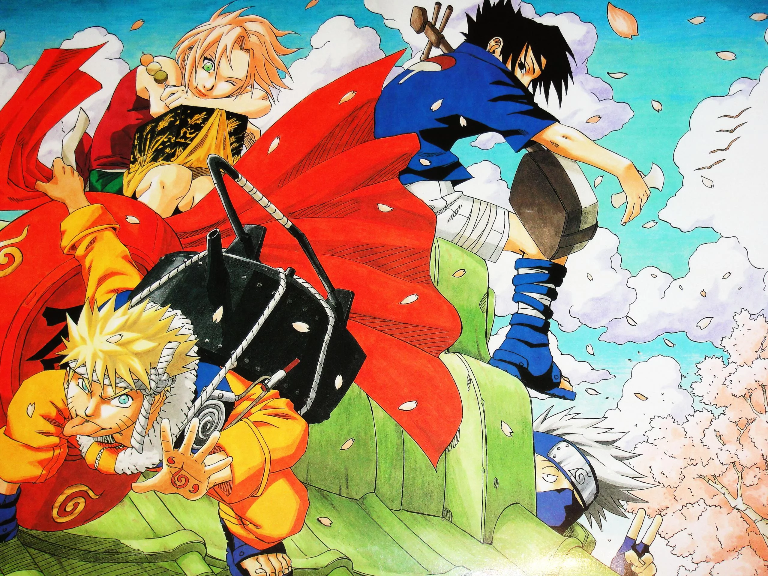 Free Download Naruto Desktop Wallpaper Sasuke Sakura And Naruto Page 541378 (2560 x 1920)