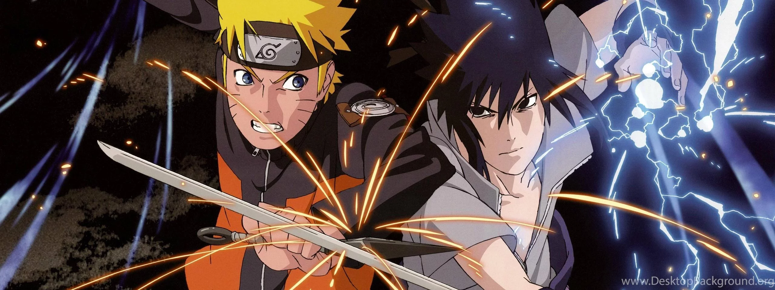 Free Download Naruto Desktop Wallpaper Span Top And Bottom Page 543067 (2560 x 960)