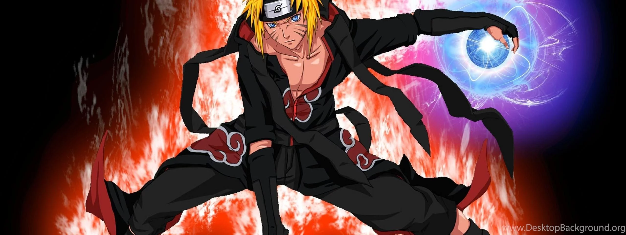 Free Download Naruto Desktop Wallpaper Span Top And Bottom Page 543085 (2560 x 960)