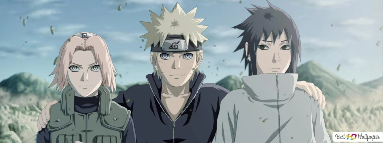 Free Download Naruto Desktop Wallpaper Team 7 Page 543131 (1600 x 600)