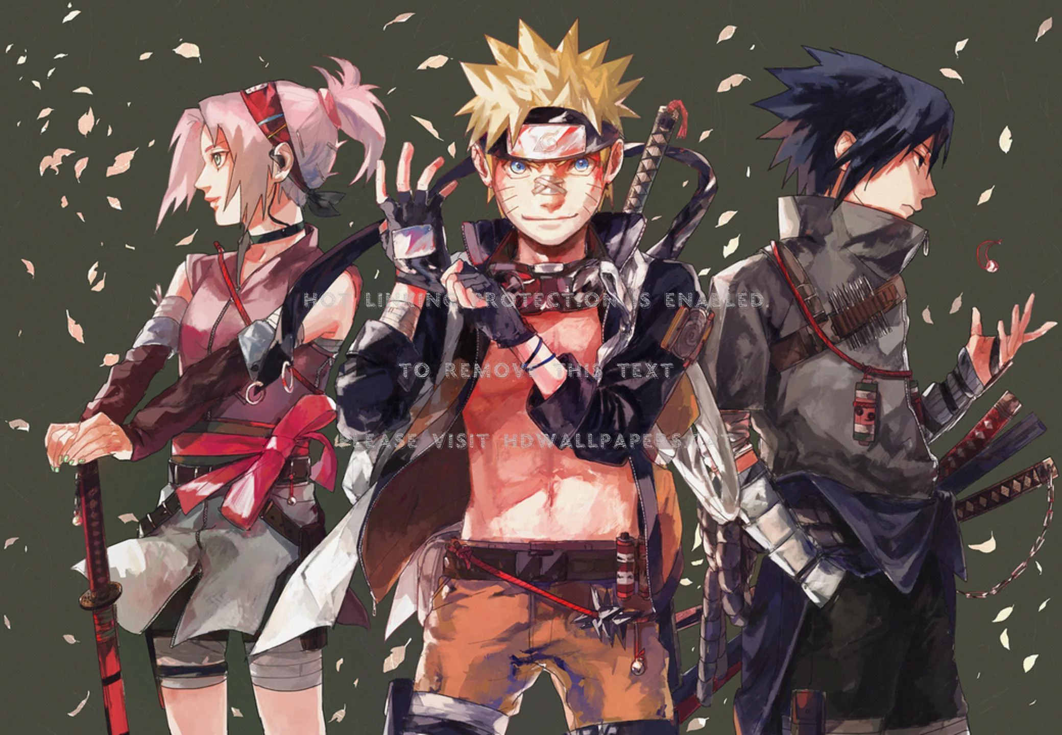 Free Download Naruto Desktop Wallpaper Team 7 Page 543133 (2080 x 1440)